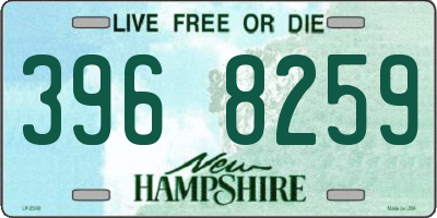 NH license plate 3968259