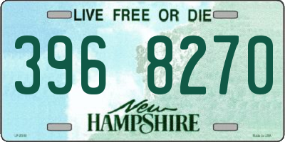 NH license plate 3968270