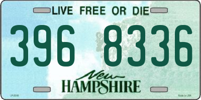 NH license plate 3968336