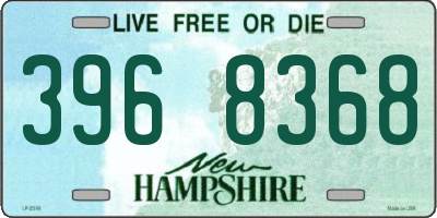 NH license plate 3968368