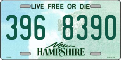NH license plate 3968390