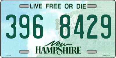 NH license plate 3968429