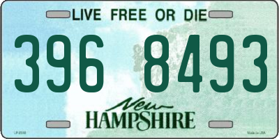 NH license plate 3968493