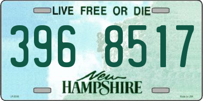 NH license plate 3968517
