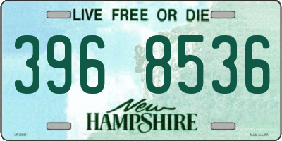 NH license plate 3968536