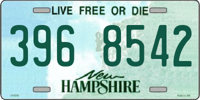 NH license plate 3968542