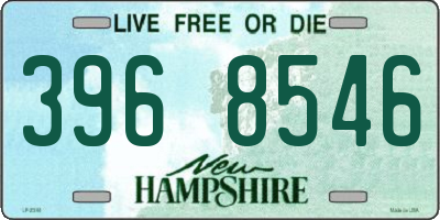 NH license plate 3968546