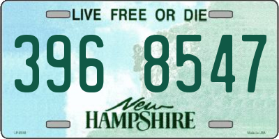 NH license plate 3968547