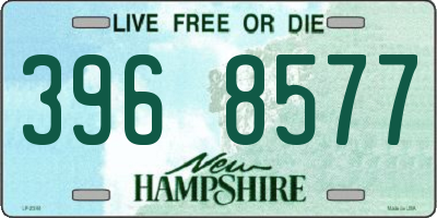NH license plate 3968577
