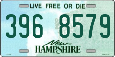 NH license plate 3968579