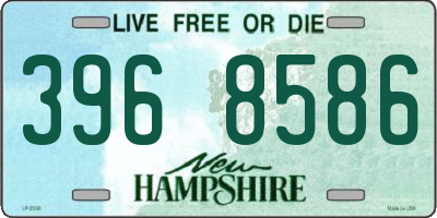 NH license plate 3968586