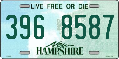 NH license plate 3968587