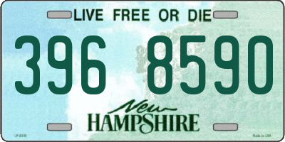 NH license plate 3968590