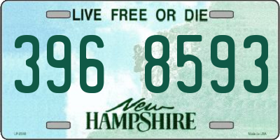 NH license plate 3968593