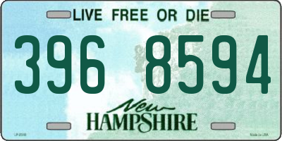 NH license plate 3968594