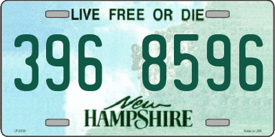 NH license plate 3968596
