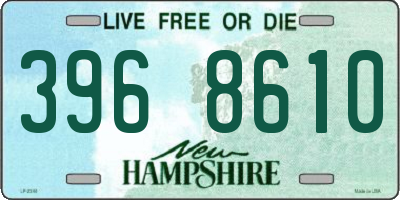 NH license plate 3968610