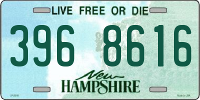 NH license plate 3968616