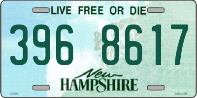 NH license plate 3968617