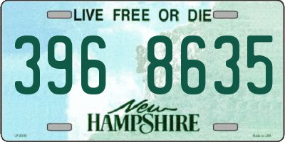 NH license plate 3968635