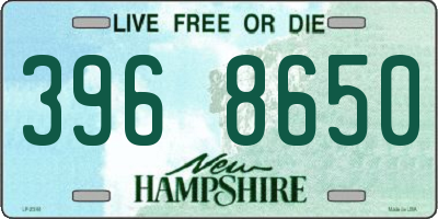 NH license plate 3968650