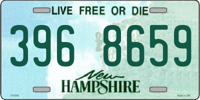 NH license plate 3968659