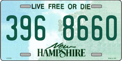 NH license plate 3968660