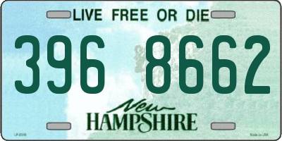 NH license plate 3968662