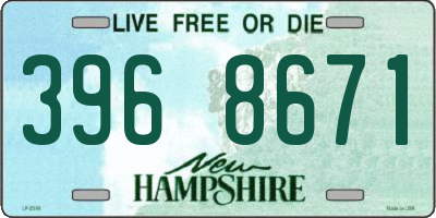 NH license plate 3968671