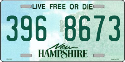 NH license plate 3968673
