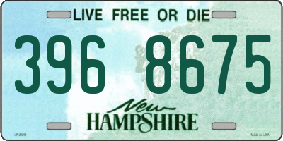 NH license plate 3968675