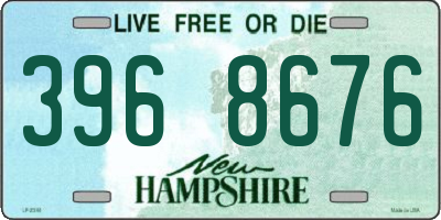NH license plate 3968676