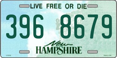 NH license plate 3968679