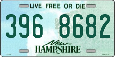 NH license plate 3968682