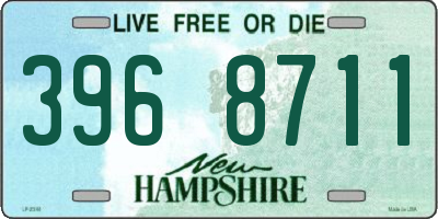 NH license plate 3968711