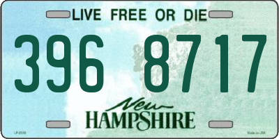 NH license plate 3968717