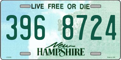 NH license plate 3968724