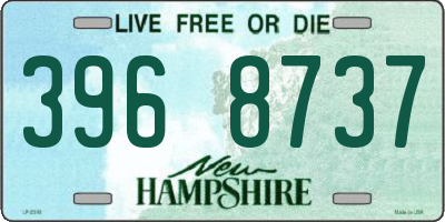 NH license plate 3968737
