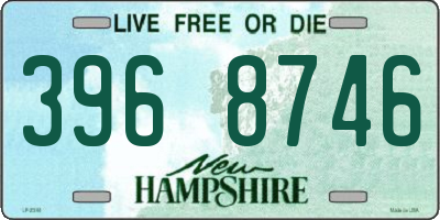 NH license plate 3968746