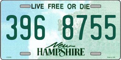 NH license plate 3968755