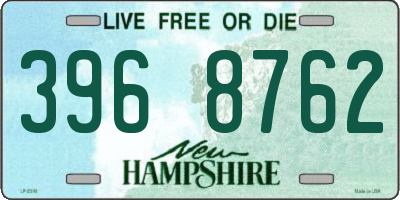 NH license plate 3968762