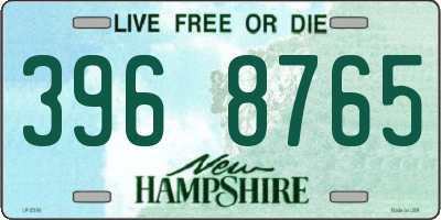 NH license plate 3968765