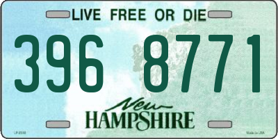 NH license plate 3968771