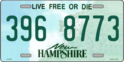 NH license plate 3968773