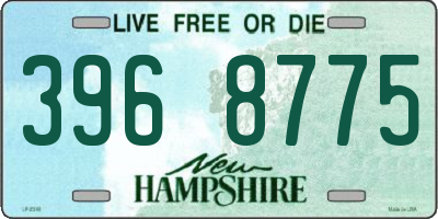 NH license plate 3968775
