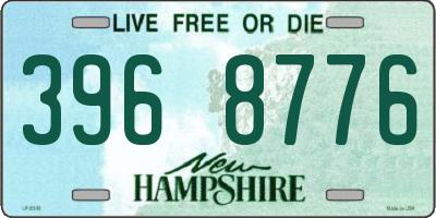 NH license plate 3968776