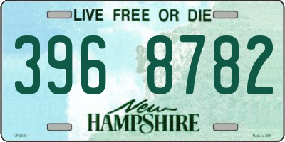 NH license plate 3968782