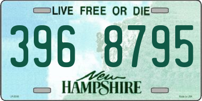 NH license plate 3968795
