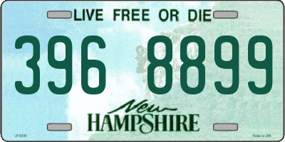 NH license plate 3968899