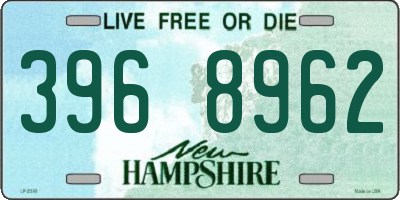 NH license plate 3968962